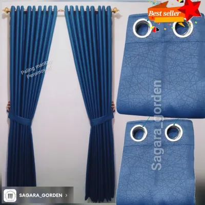 Gorden Jendela Besar Jumbo L370.cm tinggi3meter bahan blackout Polos kesan minimalis 2023 viral