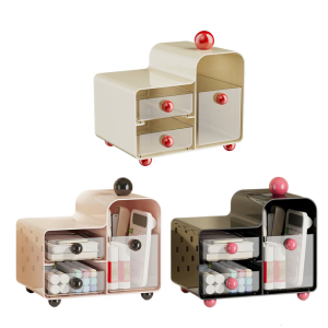 Máy tính để bàn tổ chức với có thể tháo rời ngăn kéo trà túi Cà phê Kem văn phòng phẩm lưu trữ giải pháp nhà bếp văn phòng Essential