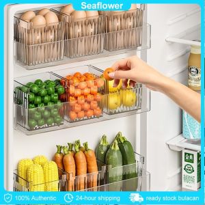 【12 hours delivery】Refrigerator side door storage box food grade special egg crisper refrigerato side door storage rack