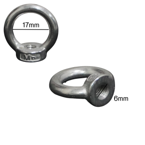 อายโบลท์ EYE BOLT อายนัท EYE NUT สแตนเลส304 M3- M18 (ราคาต่อชิ้น กรุณาเลือกตัวเลือก)