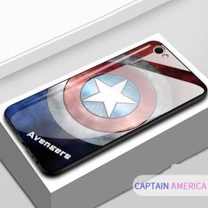Hontinga Phone Case For VIVO V5 Lite Case Marvel Avengers Superhero Ironman Spiderman Shockproof Back Tempered Glass TPU Protective Casing cover