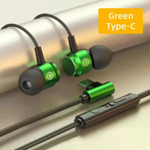 HiFi Magnetic Suction Wired Gaming Headset HiFi Bass Stereo 3.5mm Type-C Music Headset For Phone Computer Mic Headset