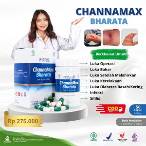 Obat Luka Operasi Luka Jahitan Luka Bakar Infeksi Herbal Channamax Bharata 100% Asli