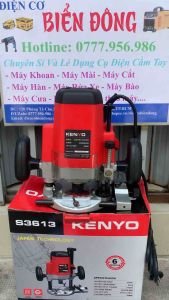 Máy Phay Gỗ KENYO S3613 12mm máy soi mộng gỗ phay gỗ tạo rãnh