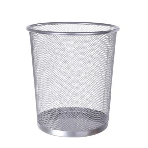 [HCM] Thùng Rác Văn Phòng Lưới Kim Loại Cao 25cm-Randy