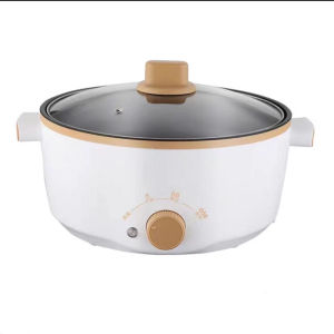 หม้อนึ่งไฟฟ้าเอนกประสงค์ พร้อมซึ้งนึ่ง 2 ชั้น มีหลายขนาดให้เลือก หม้อไฟฟ้า กำลังสูงสุด 3 ลิตร หม้ออเนกประสงค์ นึ่ง อุ่น ตุ๋น ต้ม ทอด ผัด กระทะไฟฟ้า ไม่ติดหม้อ พลังยิงสามสปีดสามารถปรับได้