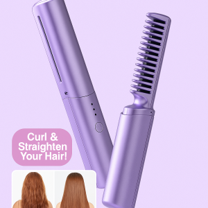 negative ion curler charging splint straight curl doubleuse lazy person curl comb not hurt