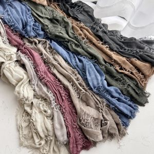 HEFEI Retro Khăn quàng cổ phong cách cổ điển Gothic Vải lanh cotton Khăn choàng Steampunk  Mềm mại Khăn quàng cổ ngày tận thế Ngoài trời