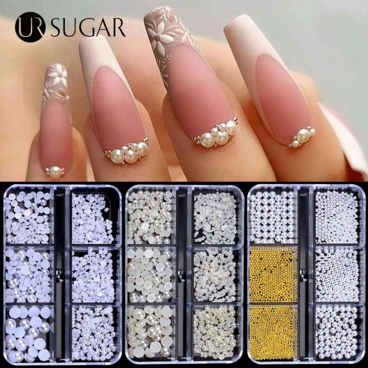 NAILWIND Metal Nail Art Beads, 3D Nail Design Decoration Mini Stainless  Steel Balls,Nails Accessories,Rhinestones Mixed, For Nail Art (Multi  Colors) : Amazon.in: Beauty