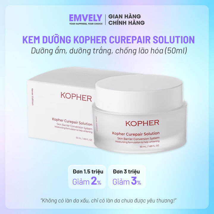 KEM DƯỠNG KOPHER CUREPAIR SOLUTION | Lazada.vn