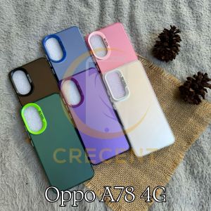 Case So Cool SoCool Hybird New IMD Plating Silver Chrome PC Silikon Oppo A17 Oppo A57 4G / Oppo A77s Oppo A36 4G / Oppo A76 4G Oppo A96 4G / Realme 9i Oppo A18 Oppo A38 Oppo A58 Oppo A78 4G Oppo A78 5G Oppo A98 5G