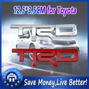 【Local delivery】 TRD Front Grille Emblem Sticker For Toyota Car Styling Vehicle Logo Decal Metal Badge Car-Grille-Sticker-TRD
