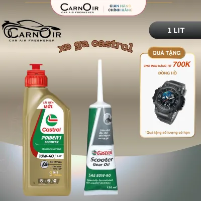 Castrol POWER1 4T 10W-40 – Dầu nhớt mạnh mẽ cho xe ga & xe số - Bảo vệ động cơ với Castrol POWER1 4T