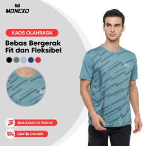 Monexo - Kaos Dryfit Polos Baju Training Jersey Running Olahraga MN11