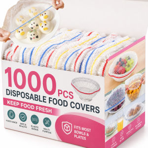Reusable Disposable Food Cover Plastic Wrap Food Covers Elastic Foods Lids for Bowls Elastic Plate Covers Kitchen Food Saver Bag2026