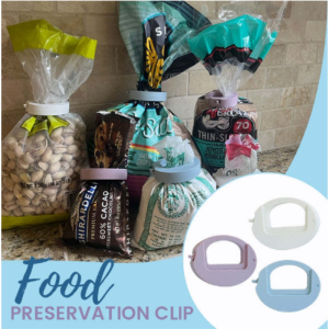 Multifunctional Food Sealing Clip Durable Kitchen Snack Savers Food Bag Clips Storage Organizer
