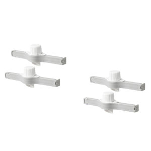JustLiving 4Pcs Food Bag Sealing Clips Discharge Nozzle Sealing Clamps Seasoning Bag Seal Tools Kitchen Storage Food Tools Food Sealing Clip Clamp with Discharge Nozzle