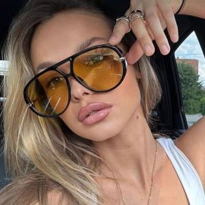 ARTMU Irregular Large Frame Sunglasses Shades Leopard Print Multicolor Lenses Eyewear Personalized Retro UV400 Sun Glasses Women