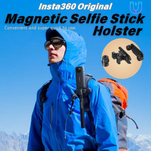 Insta360 Magnetic Selfie Stick Holster Quick Release Holder Support For Backpack Strap Insta 360 X5 X4 X3 GO Ultra Accessories