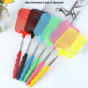 Alat Pemukul Lalat & nyamuk Teleskopik Gagang dapat di perpanjang Flaper serangga Fly Swatters