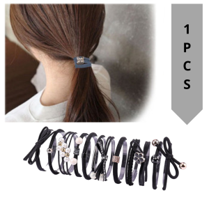 ESA Karet Jepang FREE POUCH Ikat Rambut Karet Kuat Tidak Mudah Putus Kuncir Rambut