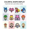 DIY Perler Beads Fuse Beads Kit DIY for Kids Adults 3D Puzzle Set Toy 2.6mm Mini Fuse Beads Kit for Crafts Fuse Beading KitMulticolored Iron DIY Fuse Beads 48 Colors. 
