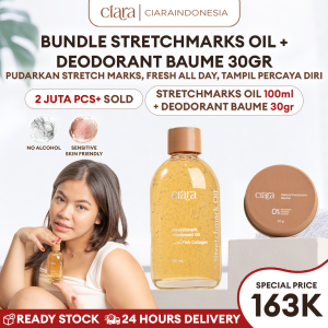 Ciara Stretchmark Treatment Oil X Natural Deodorant 30Gr