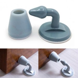 Chặn Cửa Chống Va Đập Bằng INOX Có Hit Nam Châm Thông Minh - Bộ Chặn Cửa Thông Minh Hít Nam Châm Chuyên Cho Cửa Nặng  To  Giữ Cửa Chắc Chắn Tiện Lợi