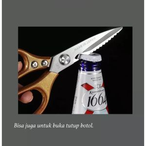 Gunting Dapur JAPAN SK5 Tajam Kuat Tebal Stainless Steel Kitchen Shear serbaguna - CTShop