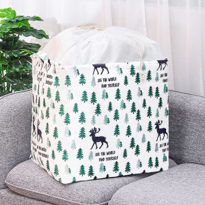 100L Foldable Large-Capacity Storage Bag Quilt Clothes Storage Bag Super Large Laundry Basket