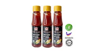 [Halal][ Vegetarian Diet] Traditional Special Lime Chilli Sauce 180g per bottle x 3 /  [清真][素]传统特制柑橘辣椒酱180g/瓶 x 3