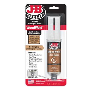 J-B Weld KwikWood Wood Repair Epoxy Putty  WoodWeld Syringe  Wood Filler Bonding  Repair Compound