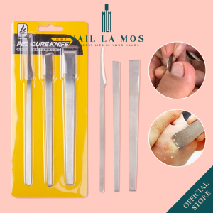 Bộ dao lấy khóe móng chân - Dao lấy da chết chuyên dụng cho dân làm móng (3 chiếc)