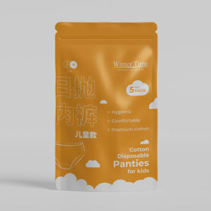 [Winter Time] 100% Cotton Disposable Briefs/ Panties (pack of 5)