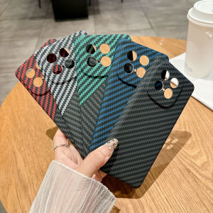 Slim Carbon Fiber Pattern PC Hard Phone Case For iQOO Z10 Turbo Z9 Turbo Camera Protection Cover For iqoo neo 10 pro neo 11