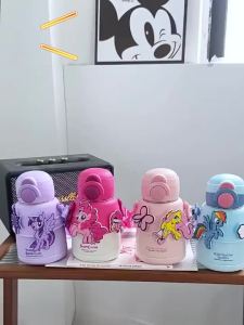 (SG Seller) My Little Pony Childrens Thermos Cup 316 Stainless Steel Water Cup with Straw Cute Insulated Cup PL88