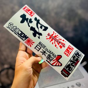 Tem Sticker Chữ Nhật Nhiều Màu Sắc  Dán Xe Máy  Mũ Bảo Hiểm  Điện Thoại  Laptop  Phụ Kiện Loại Decal Chống Thấm Nước