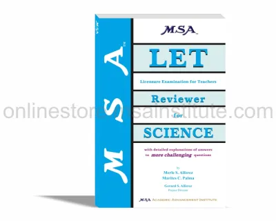 MSA LET Reviewer for Science (Authentic / Brand New)