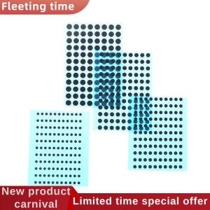 Fleeting time Diameter 3 4 5 6 MM 4 Sizes Black Conductive Rubber Pads Keypad Repair Kit For IR Remote Control Conductive Rubber Buttons