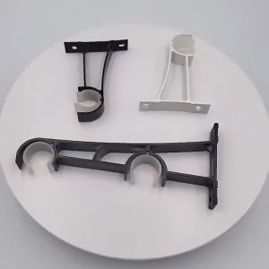 【COD】4Pcs Double Curtain Rod Bracket Holder Set Metal Heavy Duty Base Rod Pole Window Track Holde