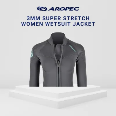 Aropec Neoprene Wetsuit Jacket Women for Scuba Diving Snorkeling Water Sports Swimming Seanergy Scuba