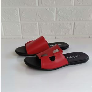 Sendal Slip Sandal Selop Slop Flat Teplek Wanita Terbaru Adibahaq Selia BK