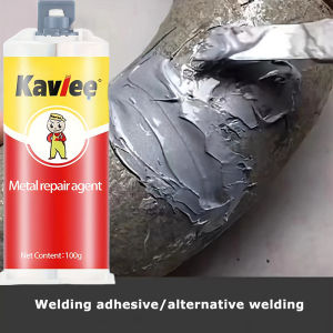 438178 ZXC AB Glue Metal Repair Gel Heat Resist Industrial Metal Repair Paste Glue Adhesive Weld Industrial Repair Agent All-purpose Glue