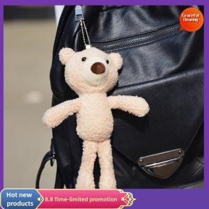 Graceful Cute Stuffed Bear Dolls Soft Mini Animal Plush Keychain Room Decorations Car Decoration Props