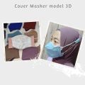 COVER MASKER MEDIS KAIN 2 LAPIS MODEL 3D. 
