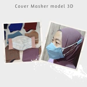 COVER MASKER MEDIS KAIN 2 LAPIS MODEL 3D
