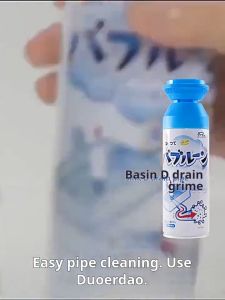 【SG Stock】Pipe Cleaner Foam Deodorizer Drain Odor Remover 500ml For Kitchen Bathroom