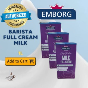 EMBORG Chef’s Selection Full Cream Milk 1L (x3) – Rich Creamy & Convenient Pack