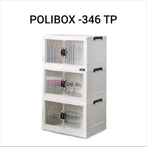 NAPOLLY LEMARI PLASTIK POLIBOX-346 TP LEMARI PLASTIK SERBAGUNA