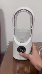 Air Cooler Fan เครื่องปรับอากาศ Portable Cooling Fan Humidifier bladeless Fan with LED LIGHT